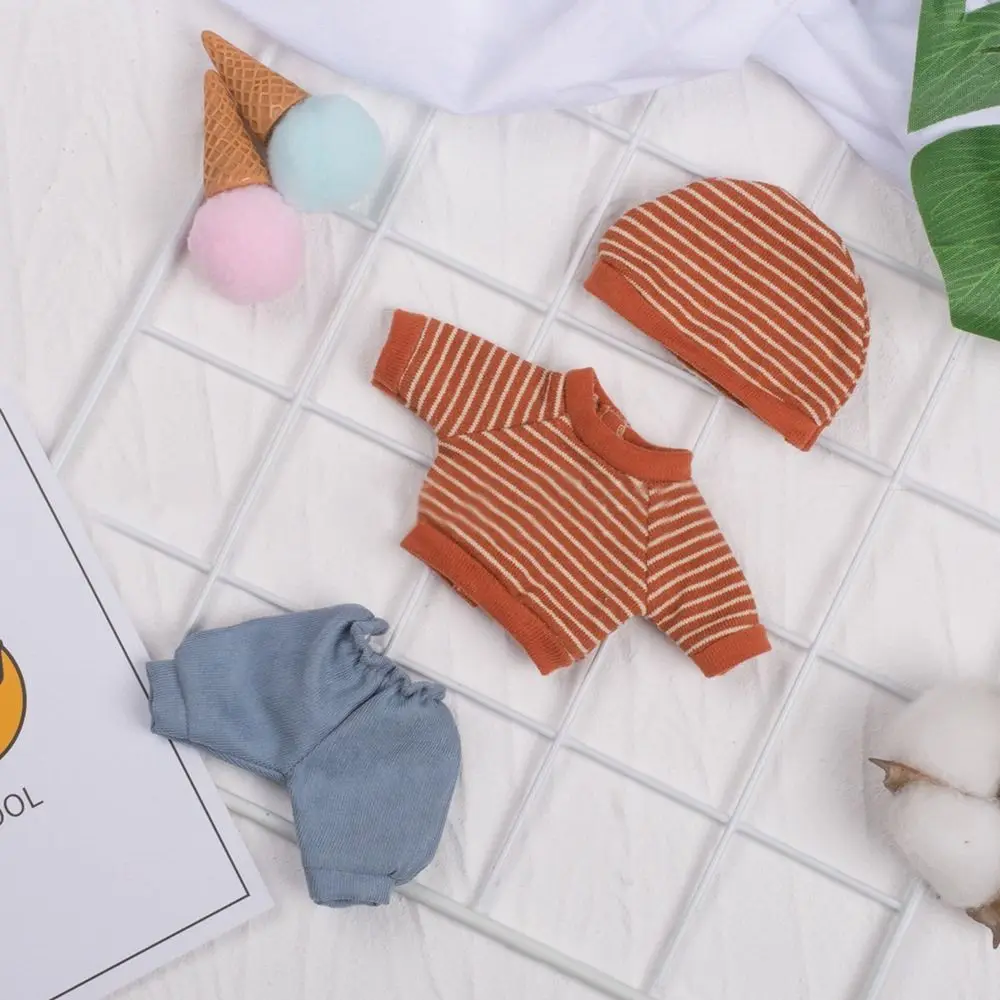 Baby Clothing High End - เสื้อผ้าตุ๊กตาขนาด16ซม. ชุดเดรสไฮเอนด์ชุดกระโปรงตุ๊กตาน่ารักชุดกางเกงยีนส์กางเกงกระโปรงเสื้อยืดของขวัญสำหรับเด็กอุปกรณ์ตุ๊กตา DIY
