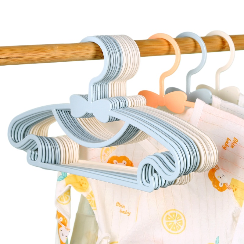 Baby Clothing Hanging Rack - 5-50Pcs ไม้แขวนเสื้อเด็กพลาสติกเสื้อผ้าเด็กแขวนสําหรับเนอสเซอรี่เด็กแขวนเด็กวัยหัดเดินทารกแบบพกพา Coats Home Rack