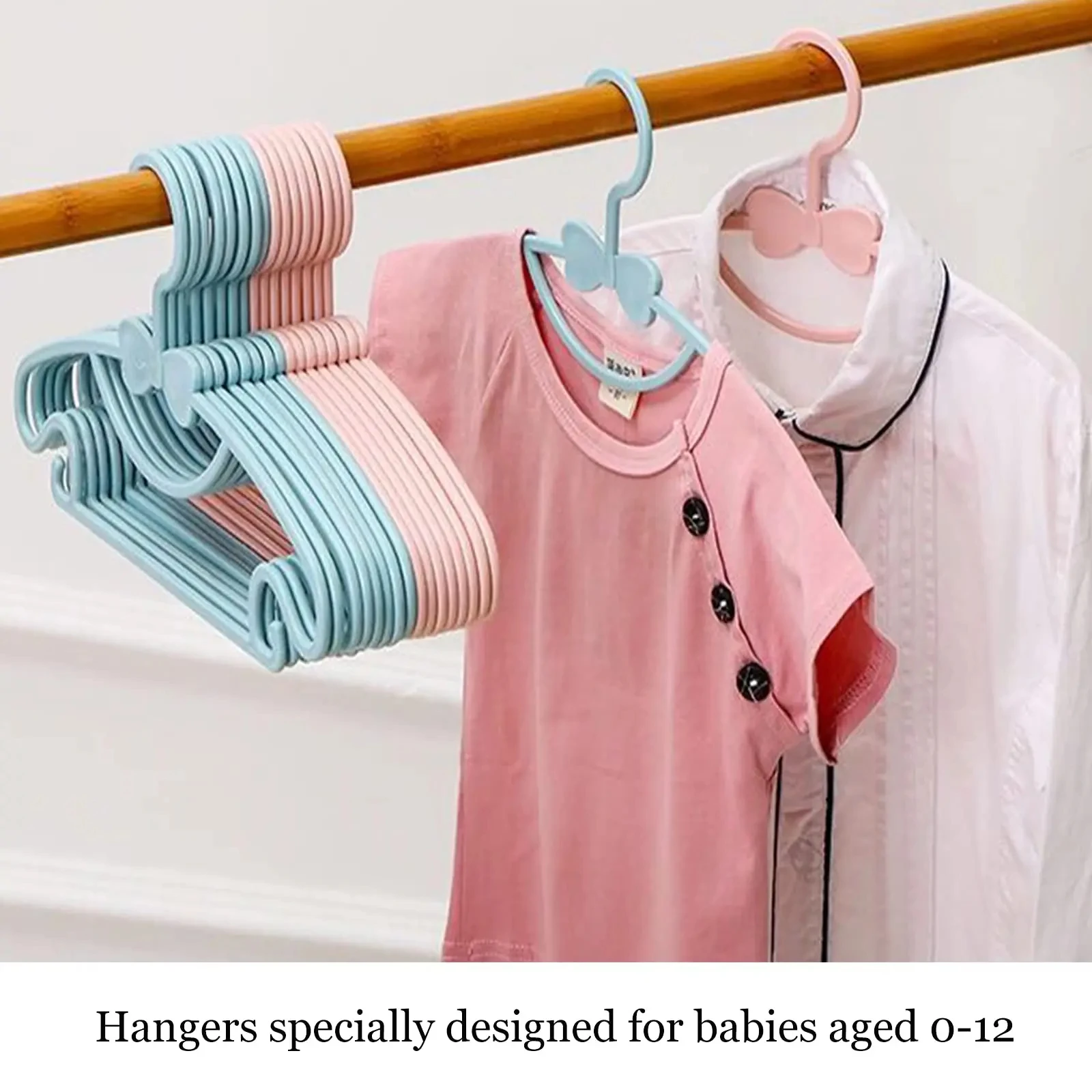ไม้แขวนเสื้อเด็ก 10 ชิ้น ชั้นว - Baby Clothing Hanging Rack บทวิจารณ์และราคา