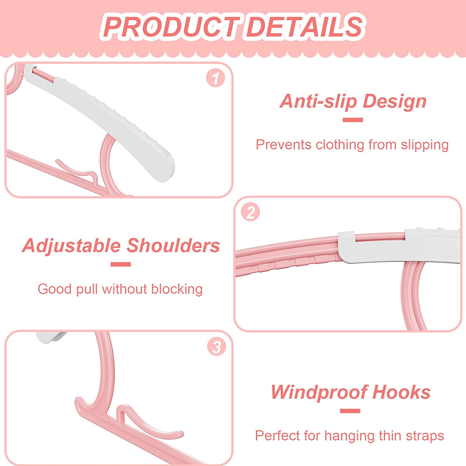 UNTIOR ลื่นแขวนเสื้อผ้าเด็กปรั - Baby Clothing Hanging Rack บทวิจารณ์และราคา