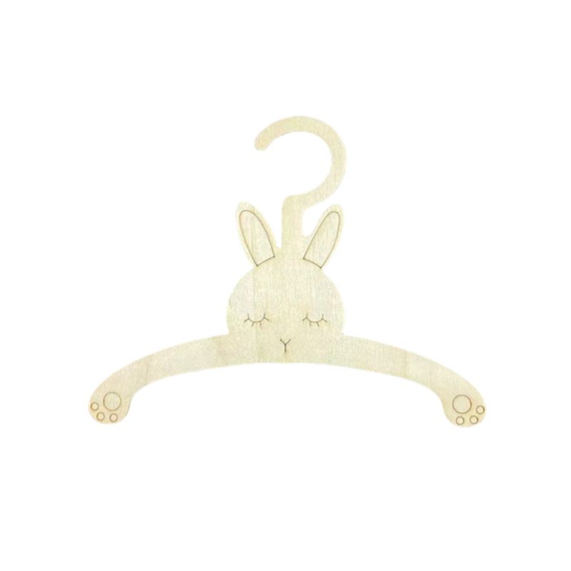 20 ชิ้น ไม้แขวนเสื้อไม้แบบน่าร - Baby Clothing Hanging Rack บทวิจารณ์และราคา