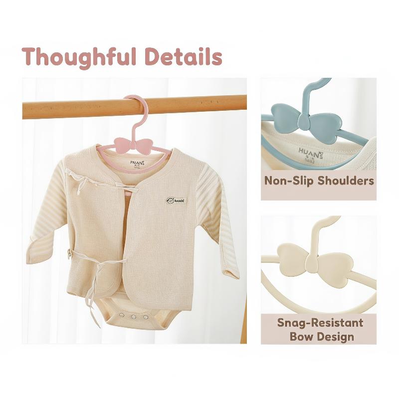 12 ชิ้น ชุดไม้แขวนเสื้อเด็กทาร - Baby Clothing Hanging Rack บทวิจารณ์และราคา