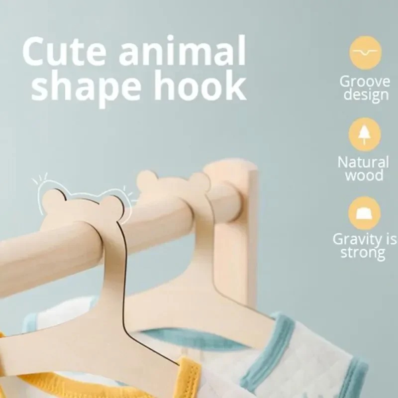 ราวแขวนเสื้อผ้าเด็ก 5/10 ชิ้น  - Baby Clothing Hanging Rack บทวิจารณ์และราคา