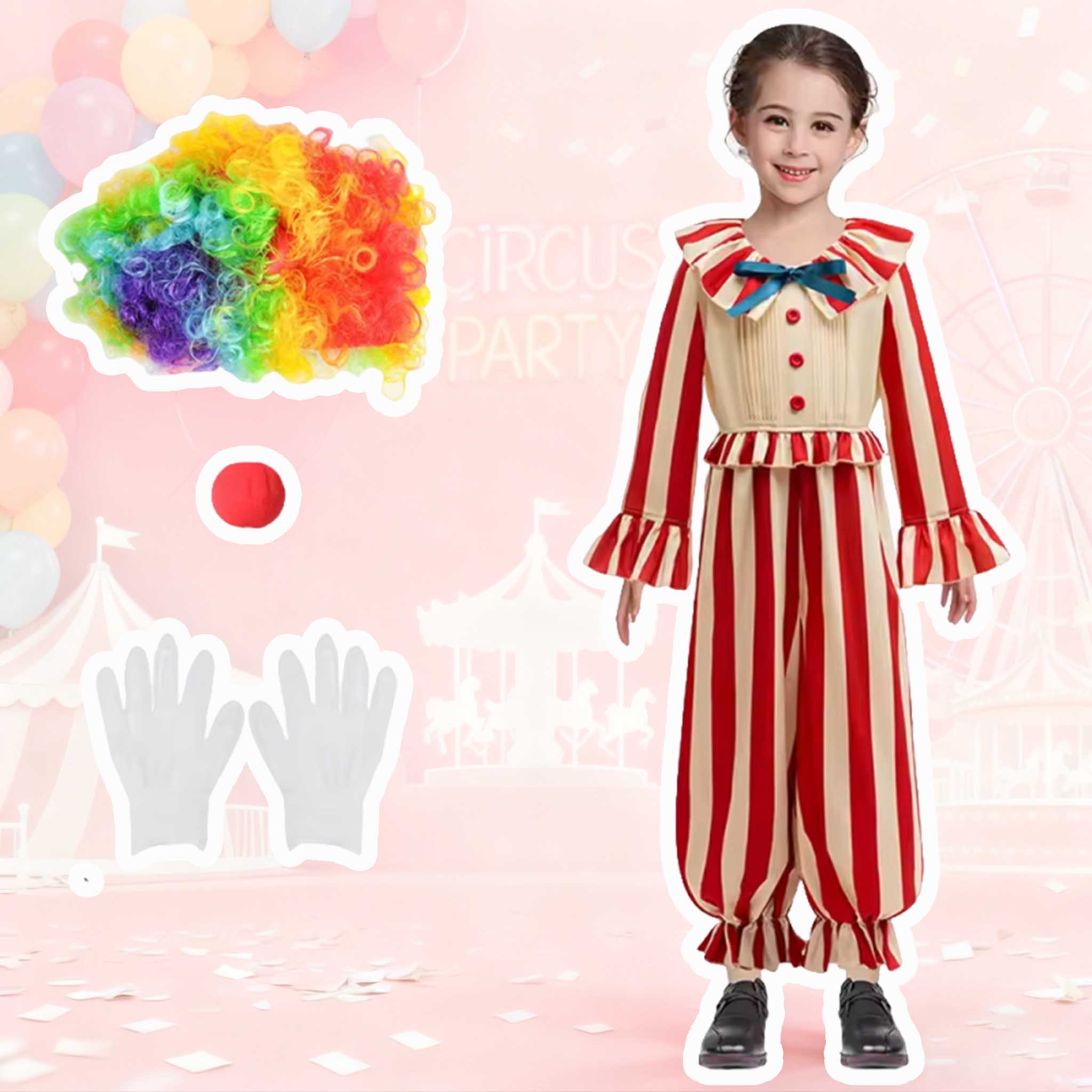 ฮาโลวีน Clown ชุดเด็กทารกคอสเพ - Baby Clothing Usa บทวิจารณ์และราคา