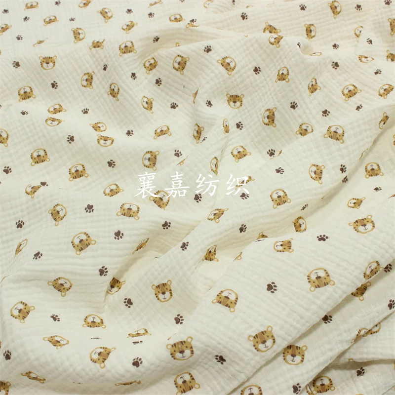 100X135 ซม.ผ้าฝ้าย Crepe Tiger - Baby Clothing Organic บทวิจารณ์และราคา